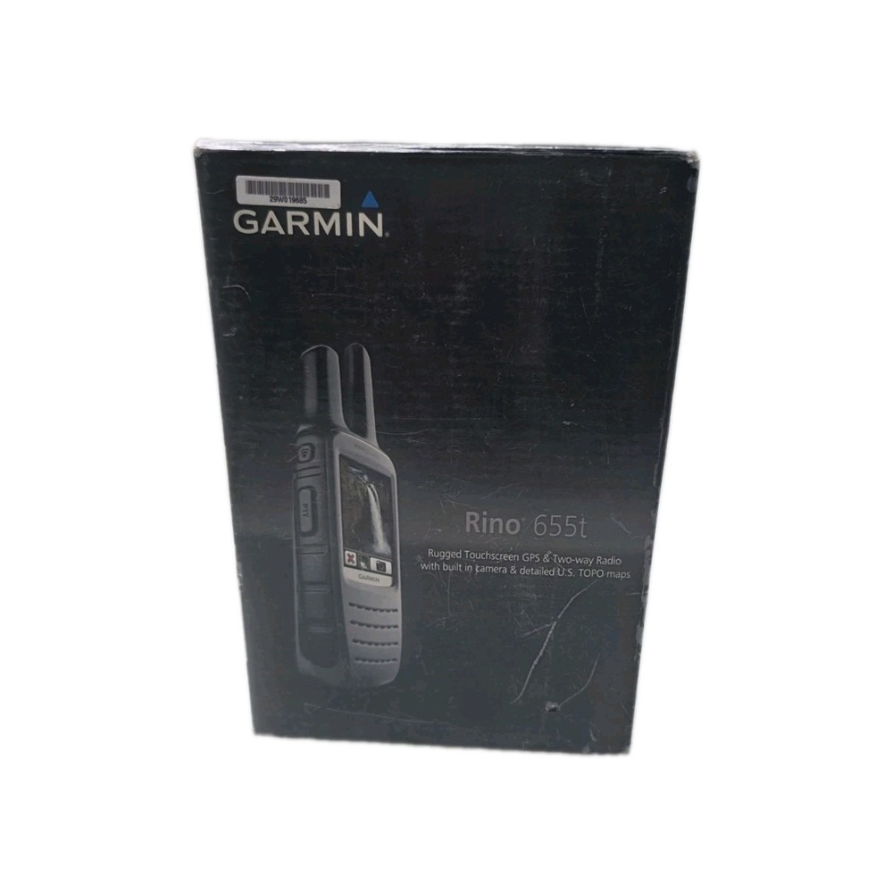 Garmin Rino 655t Handheld GPS/Radio with Touchscreen (Bad Battery)